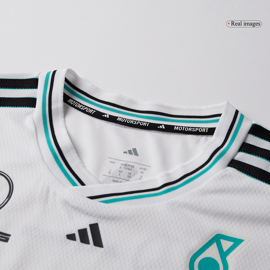 Mercedes AMG Petronas F1 Shirt 2025 White - Soccerdeal