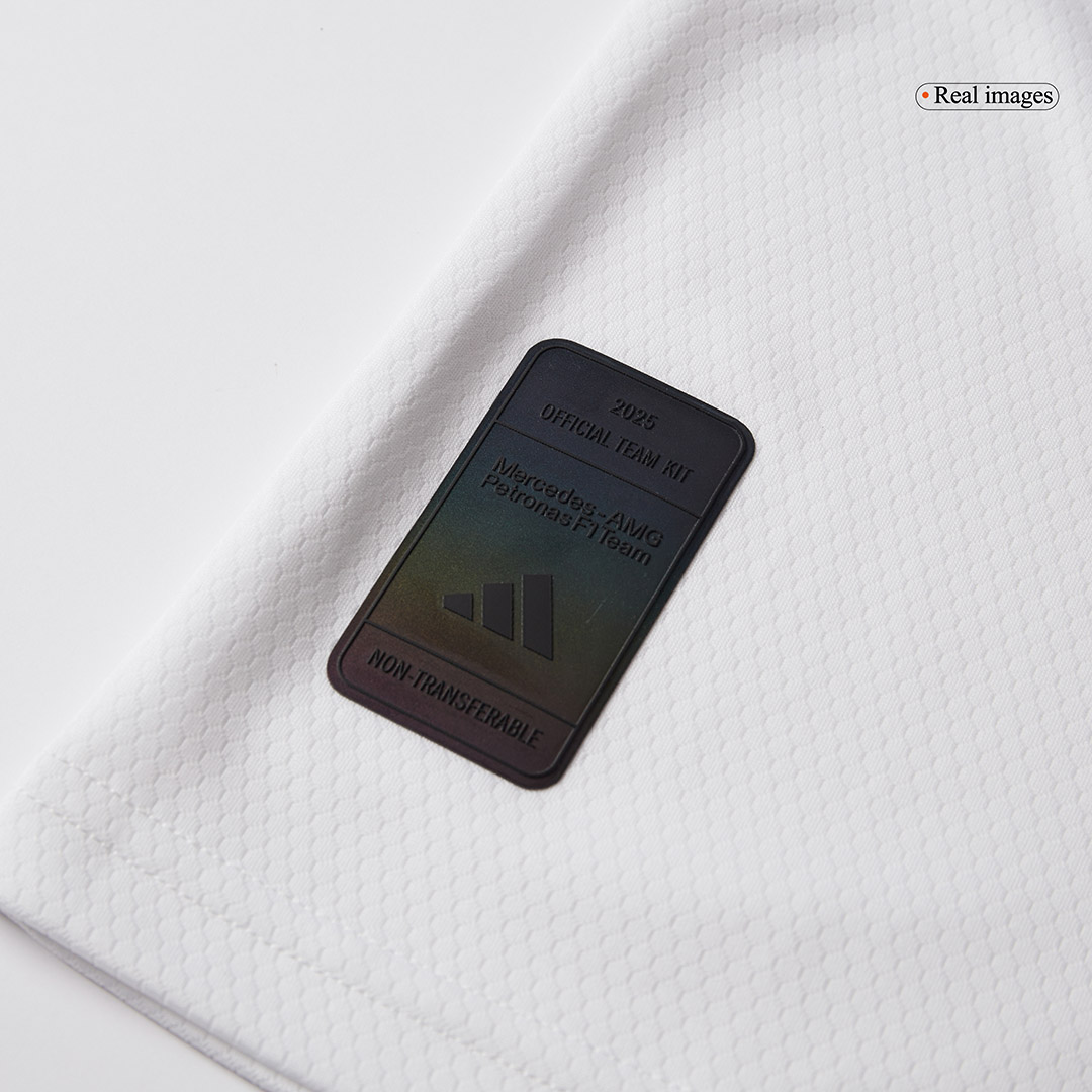 Mercedes AMG Petronas F1 Shirt 2025 White - Soccerdeal