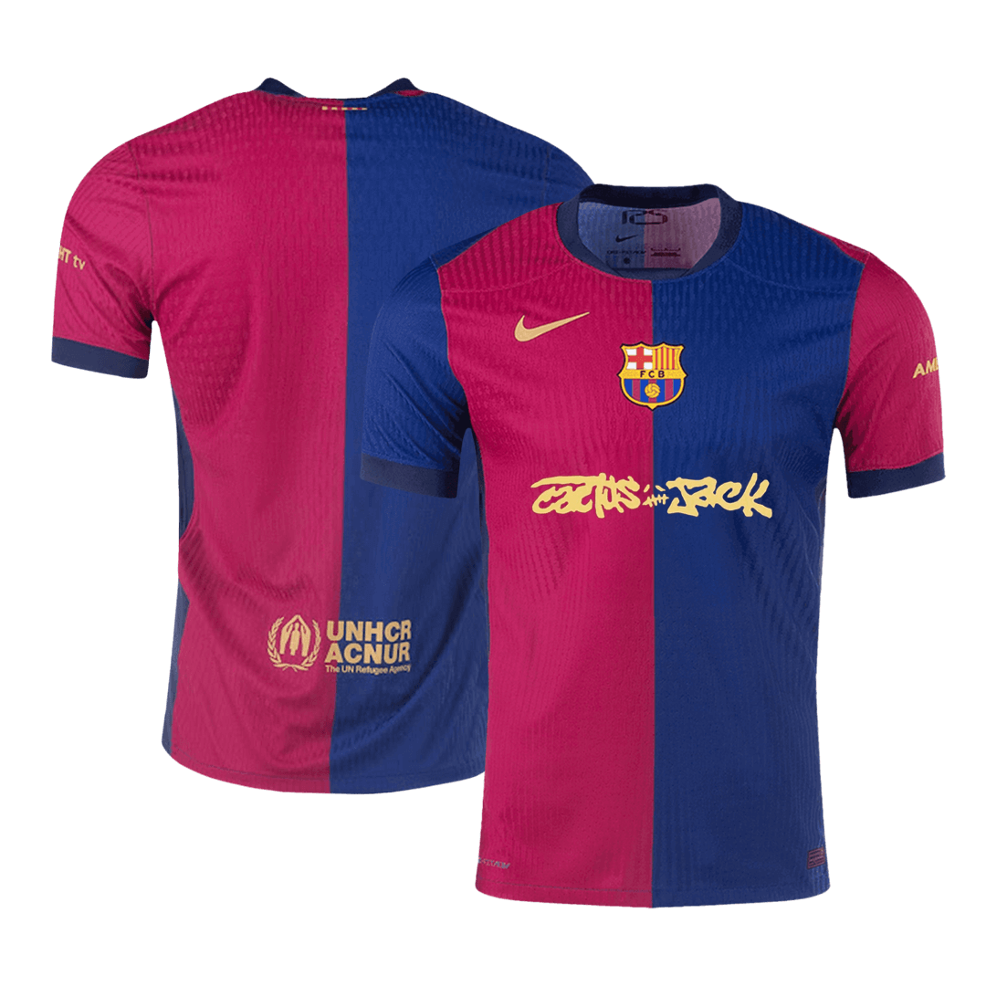 Barcelona X Travis Scott Home Soccer Jersey Player Version - Soccerdeal