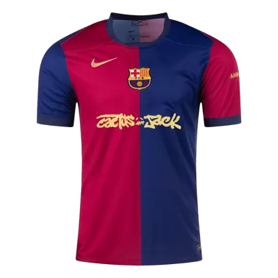 Barcelona X Travis Scott Home Soccer Jersey 2024/25 - Soccerdeal