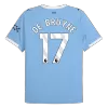 DE BRUYNE #17 Manchester City 
 Home Soccer Jersey 2025/26 - Soccerdeal