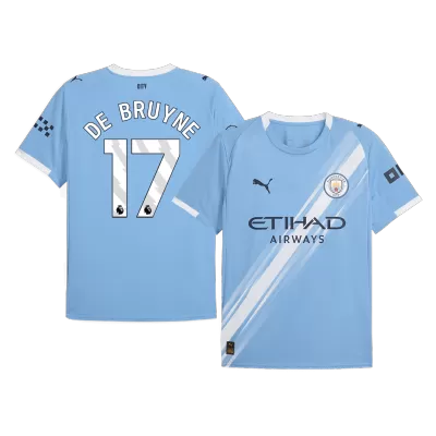 DE BRUYNE #17 Manchester City 
 Home Soccer Jersey 2025/26 - Soccerdeal