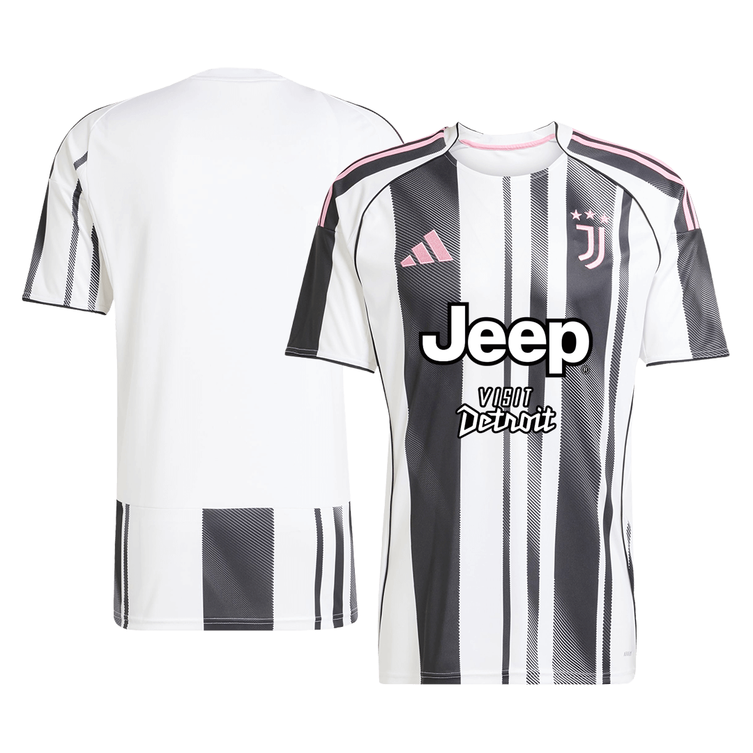 Juventus Home Soccer Jersey Kit(Jersey+Shorts) 2025/26 - Soccerdeal