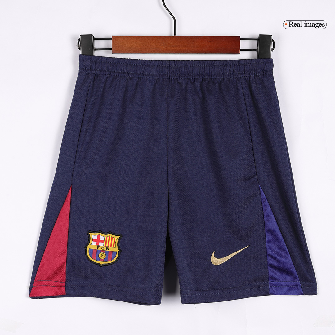 Kid's Barcelona Home Soccer Jersey Kit(Jersey+Shorts) - Soccerdeal