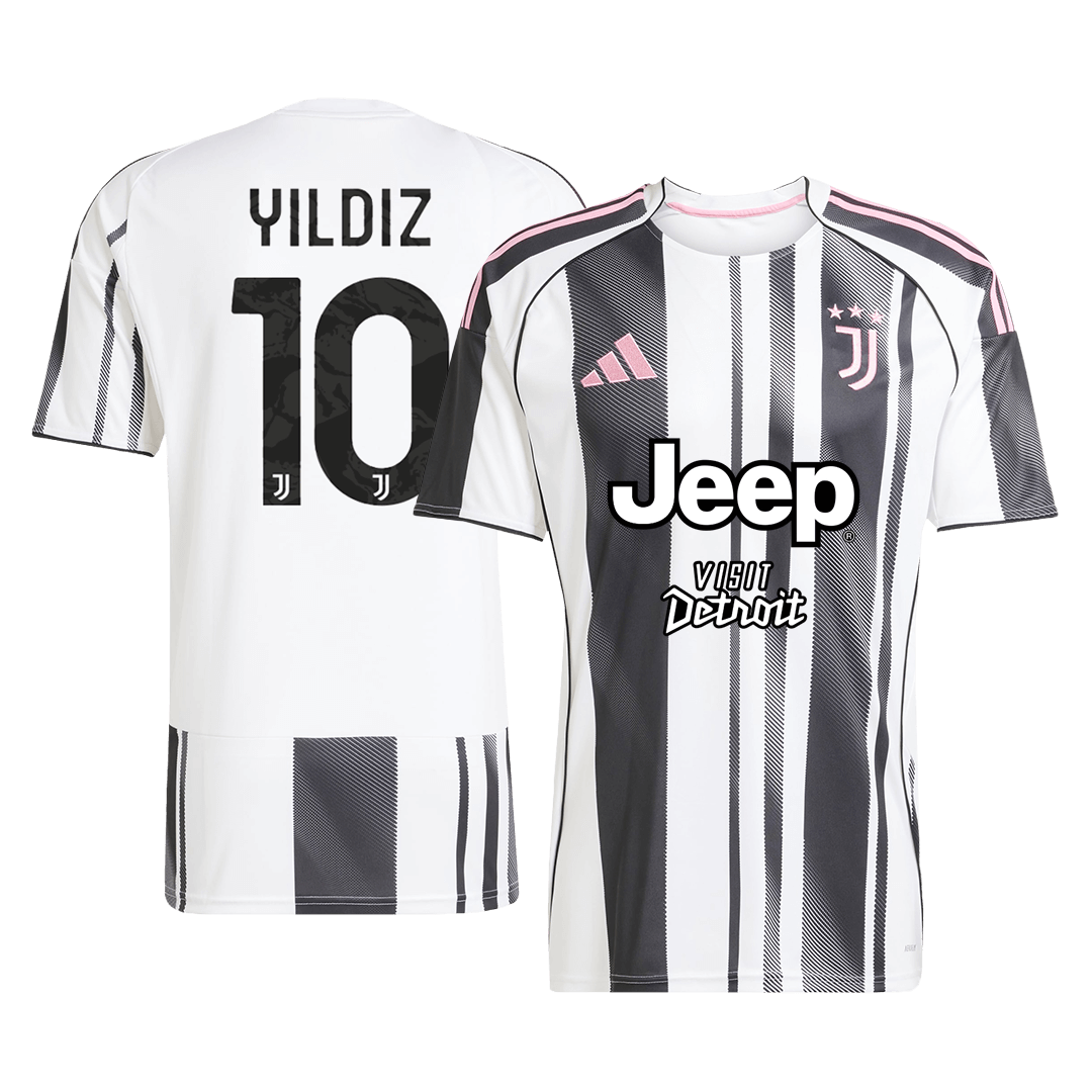 YILDIZ #10 Juventus Home Soccer Jersey 2025/26 - Soccerdeal