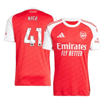 RICE #41 Arsenal 
 Home Soccer Jersey 2025/26 - Soccerdeal