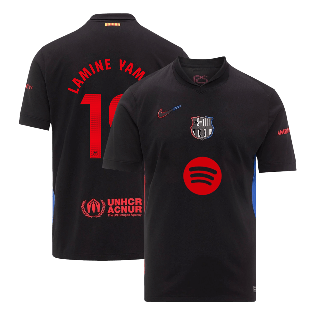 LAMINE YAMAL #19 Barcelona Away Soccer Jersey - Soccerdeal