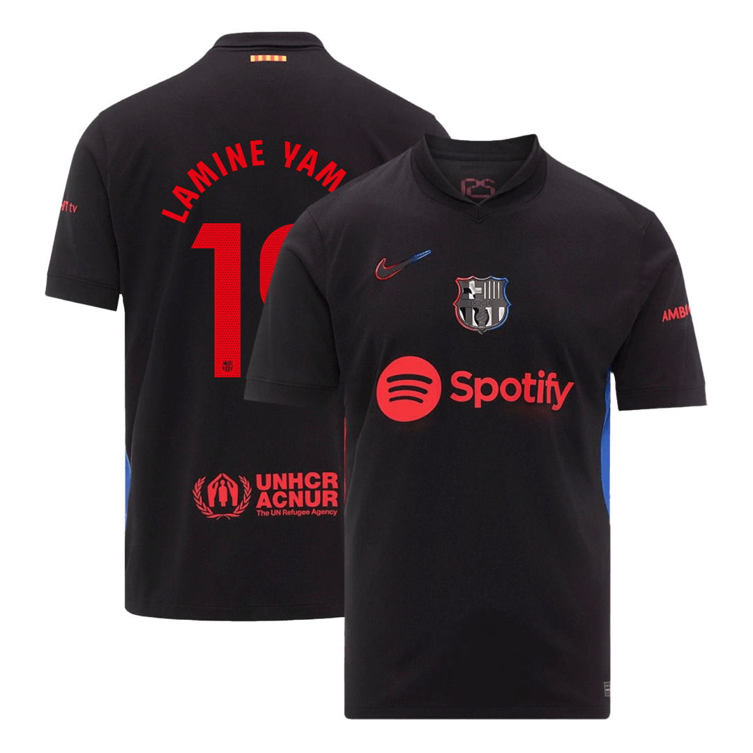 LAMINE YAMAL #19 Barcelona Away Soccer Jersey - Soccerdeal