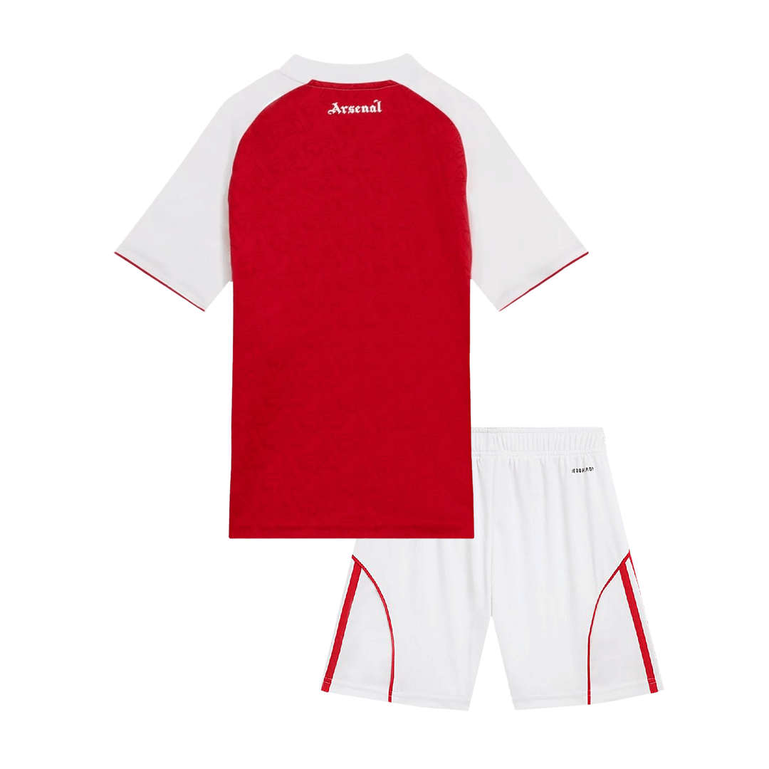 Kid's Arsenal Home Soccer Jersey Kit(Jersey+Shorts) 2025/26 - Soccerdeal