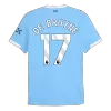 Authentic DE BRUYNE #17 Manchester City Home Soccer Jersey 2025/26 - Soccerdeal