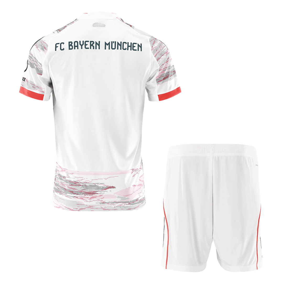 Bayern Munich Away Soccer Jersey Kit(Jersey+Shorts) 2025/26 - Soccerdeal