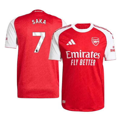 Authentic SAKA #7 Arsenal Home Soccer Jersey 2025/26 - Soccerdeal