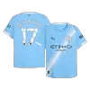 Authentic DE BRUYNE #17 Manchester City Home Soccer Jersey 2025/26 - Soccerdeal