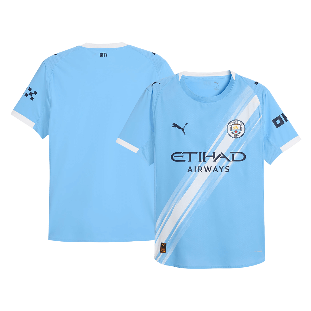 Manchester City Home Soccer Jersey 2025/26 Player Version - Soccerdeal