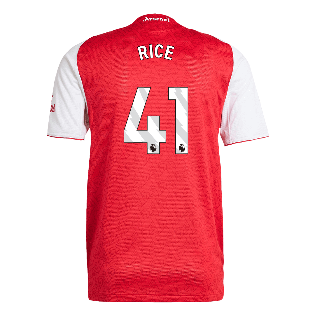 RICE #41 Arsenal Home Soccer Jersey 2025/26 Player Version - Soccerdeal