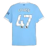 Authentic FODEN #47 Manchester City Home Soccer Jersey 2025/26 - Soccerdeal