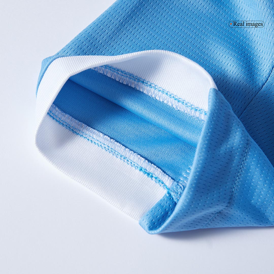 Kid's Manchester City Home Soccer Jersey Kit(Jersey+Shorts) 2025/26 - Soccerdeal