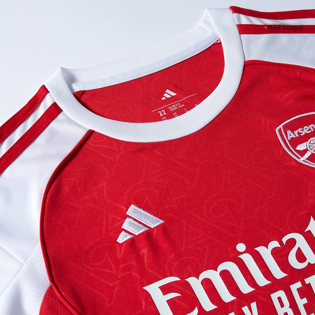 Kid's Arsenal Home Soccer Jersey Kit(Jersey+Shorts) 2025/26 - Soccerdeal