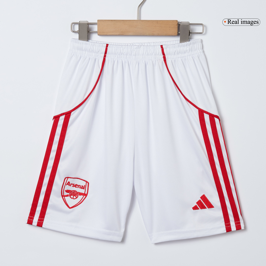 Kid's Arsenal Home Soccer Jersey Kit(Jersey+Shorts) 2025/26 - Soccerdeal
