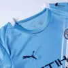 Kid's Manchester City Home Soccer Jersey Kit(Jersey+Shorts) 2025/26 - Soccerdeal