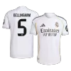 Authentic BELLINGHAM #5 Real Madrid Home Soccer Jersey 2025/26 - Soccerdeal