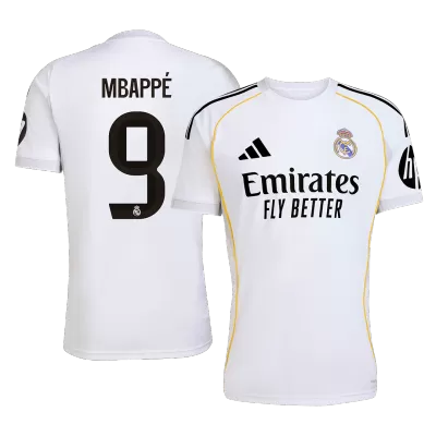 MBAPPÉ #9 Real Madrid 
 Home Soccer Jersey 2025/26 - Soccerdeal