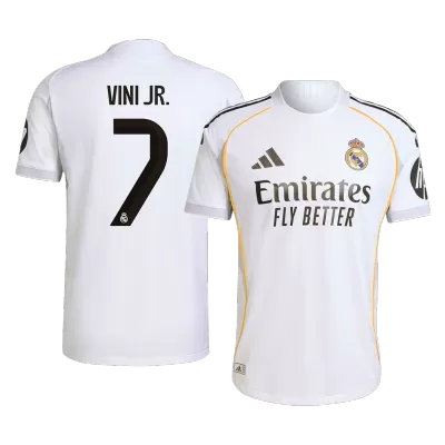 Authentic VINI JR. #7 Real Madrid Home Soccer Jersey 2025/26 - Soccerdeal