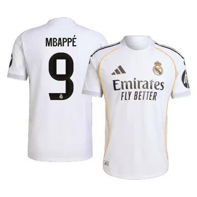 Authentic MBAPPÉ #9 Real Madrid Home Soccer Jersey 2025/26 - Soccerdeal