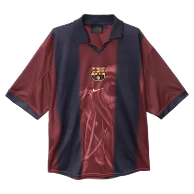 Retro 2000/01 Barcelona Home Soccer Jersey - Soccerdeal