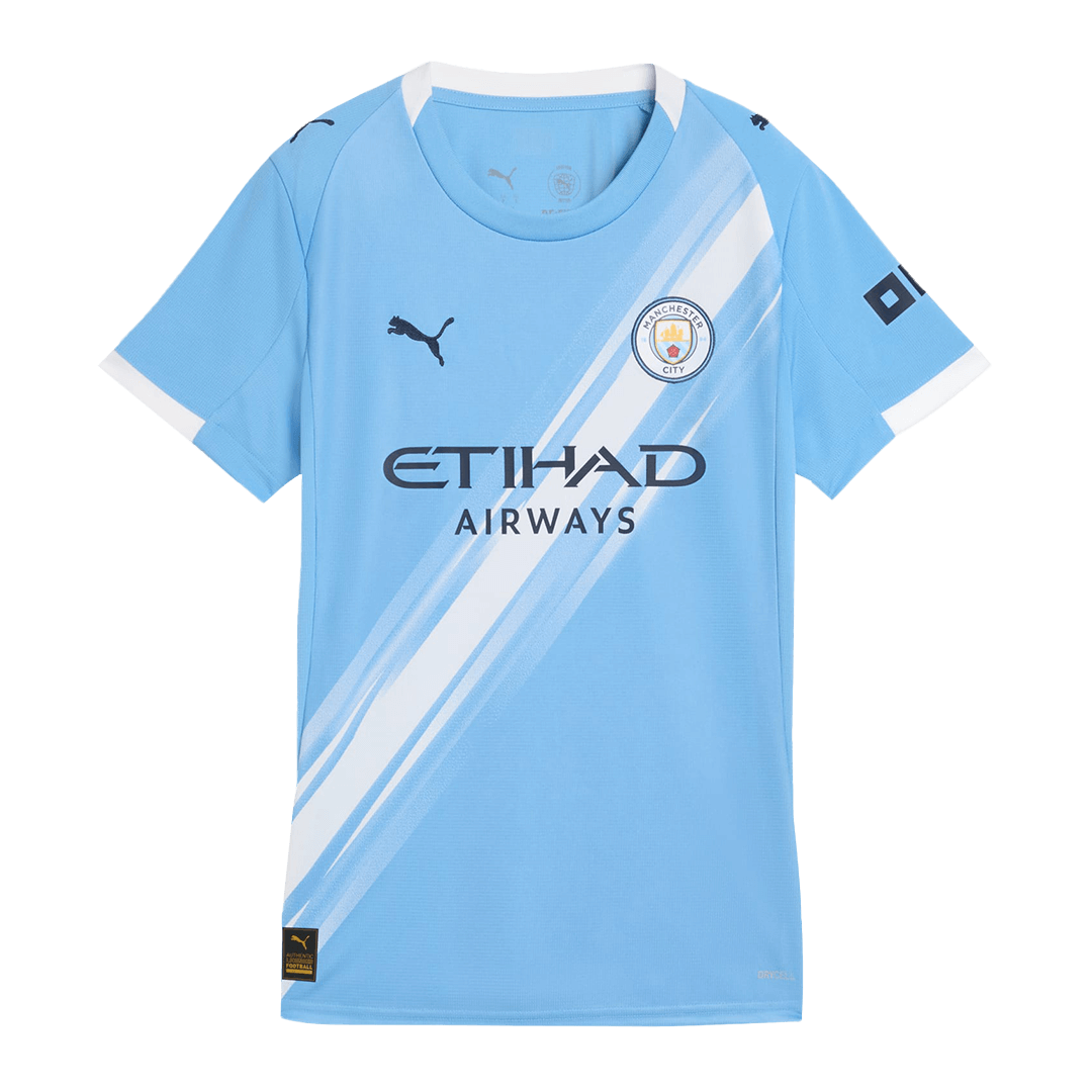 Women's Manchester City Home Soccer Jersey 2025/26 - Soccerdeal