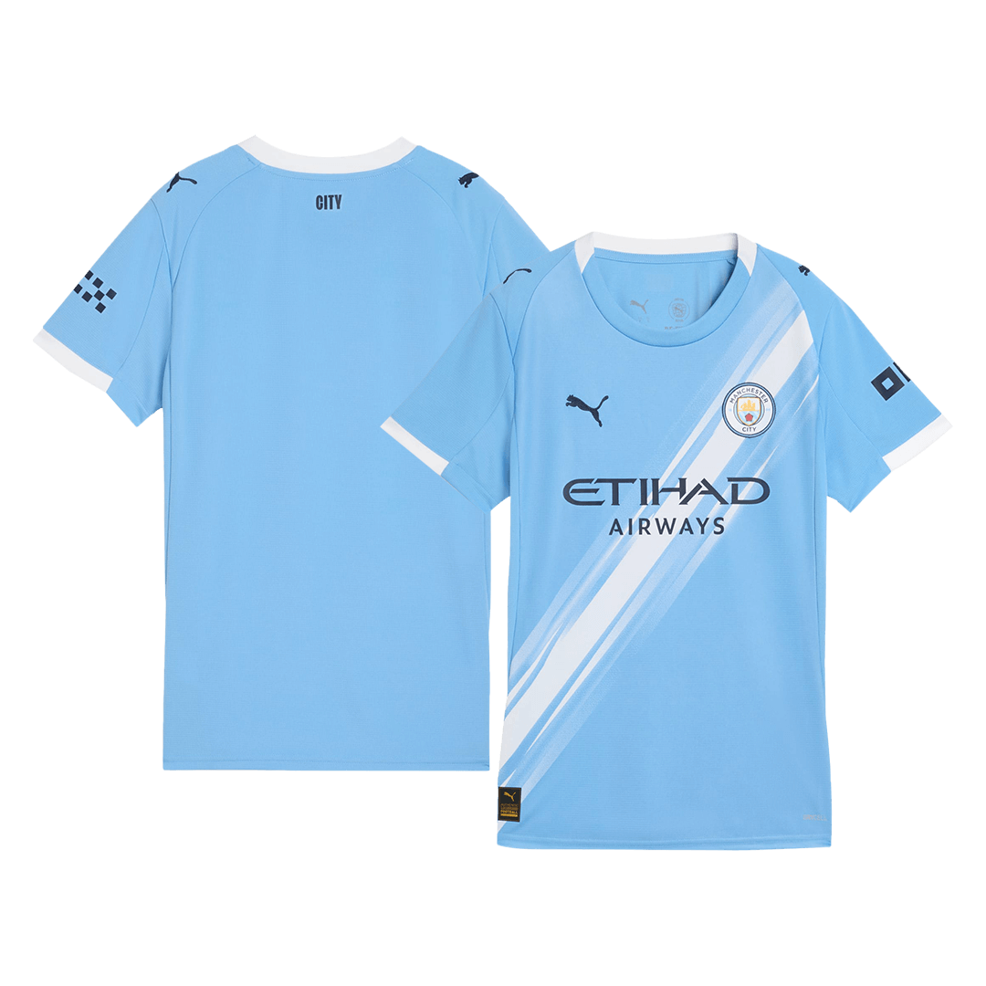Women's Manchester City Home Soccer Jersey 2025/26 - Soccerdeal
