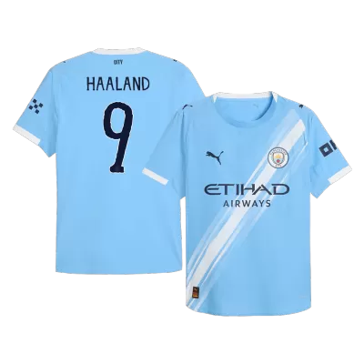 Authentic HAALAND #9 Manchester City Home Soccer Jersey 2025/26 - Club World Cup - Soccerdeal