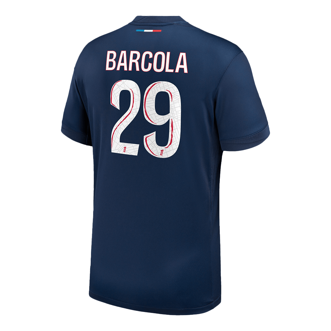 BARCOLA #29 PSG Home Soccer Jersey - Soccerdeal