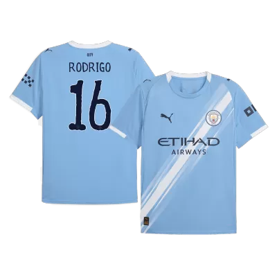 RODRIGO #16 Manchester City Home Soccer Jersey 2025/26 - Club World Cup - Soccerdeal