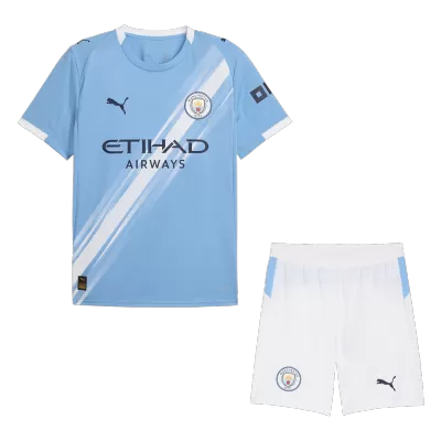 Manchester City Home Soccer Jersey Kit(Jersey+Shorts) 2025/26 - Soccerdeal