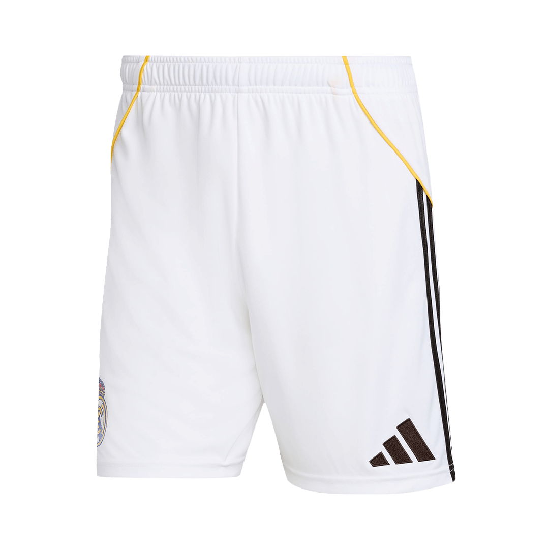 Real Madrid Home Soccer Shorts 2025/26 - Soccerdeal