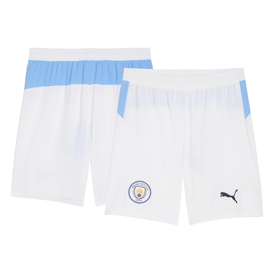 Manchester City Home Soccer Shorts 2025/26 - Soccerdeal