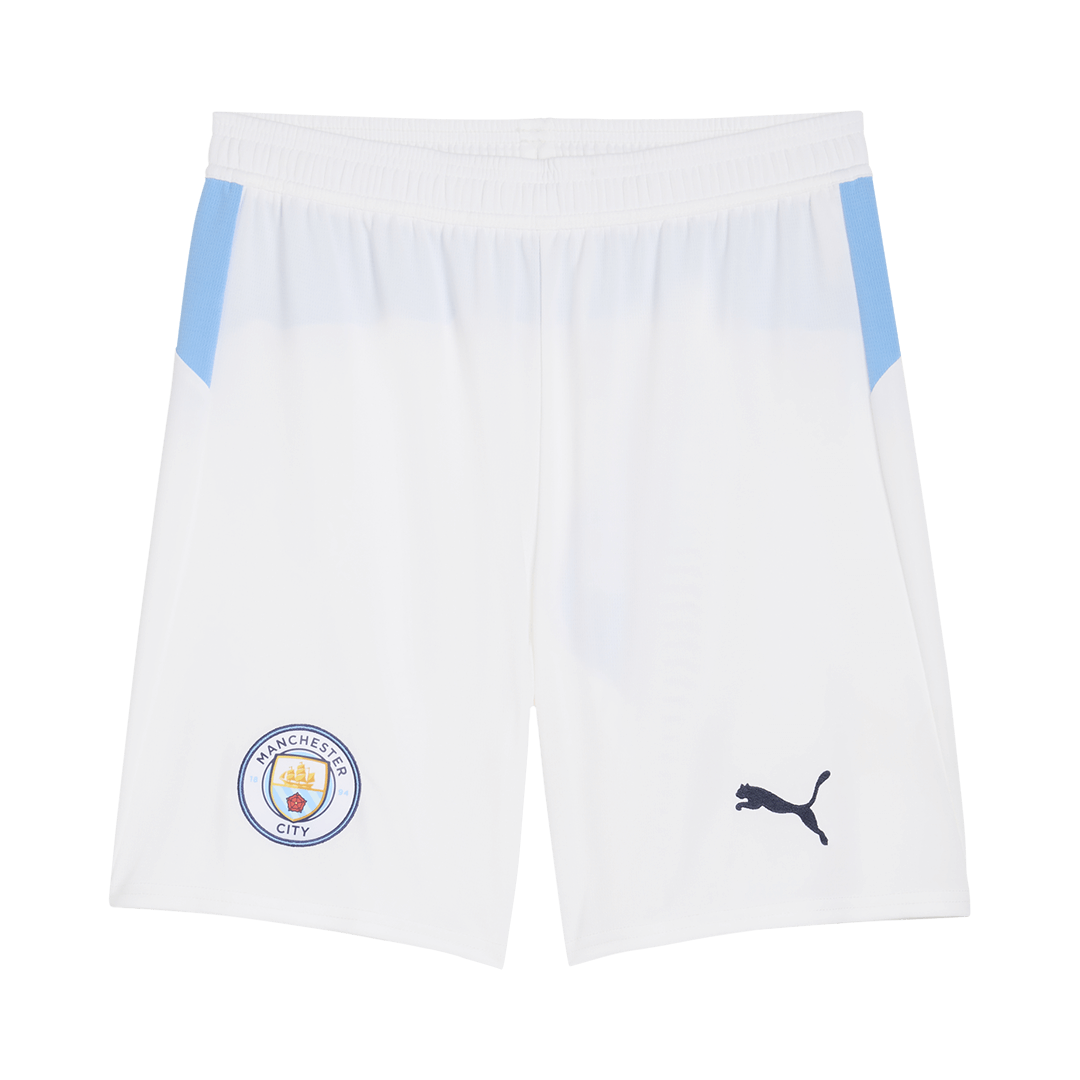 Manchester City Home Soccer Shorts 2025/26 - Soccerdeal