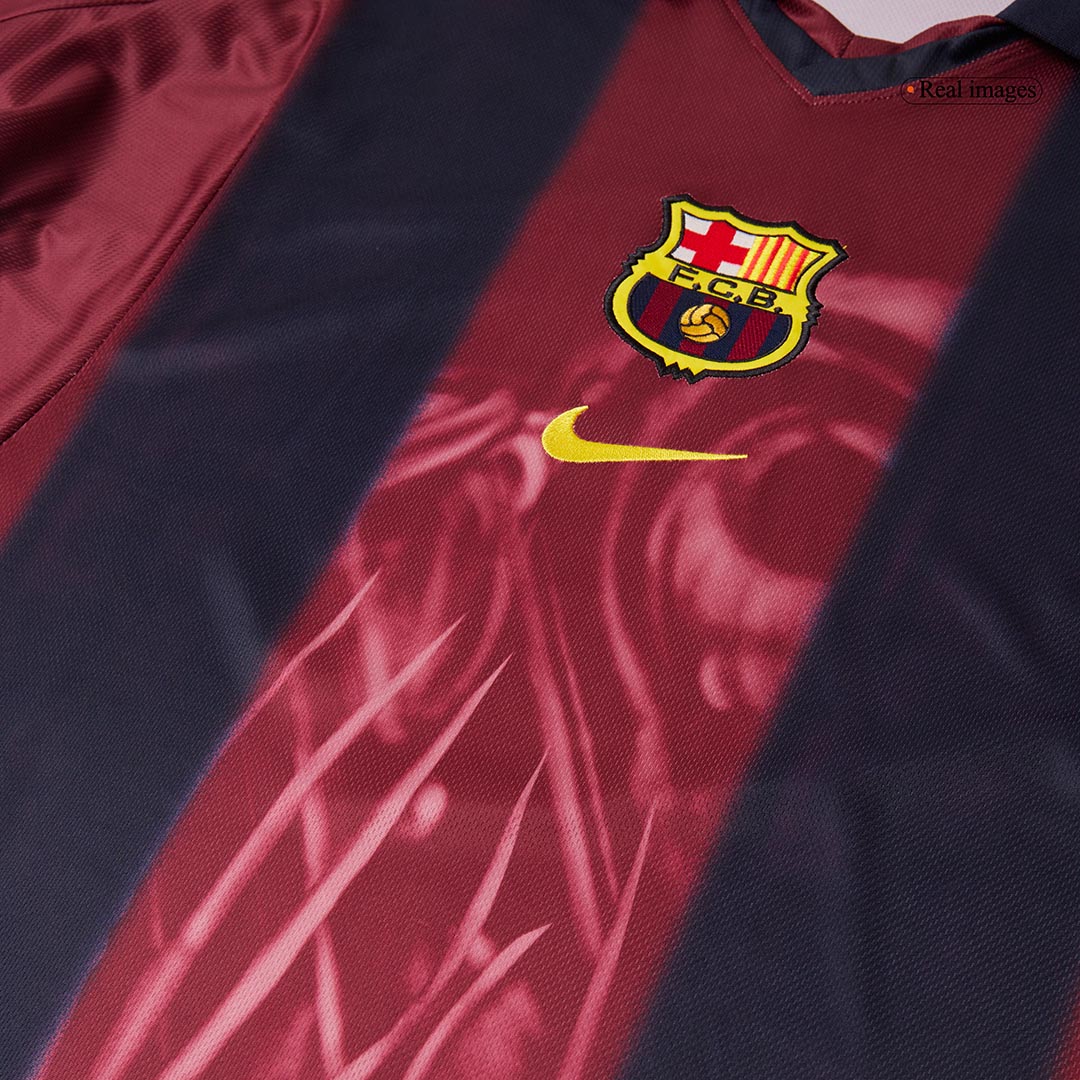 Retro 2000/01 Barcelona Home Soccer Jersey - Soccerdeal