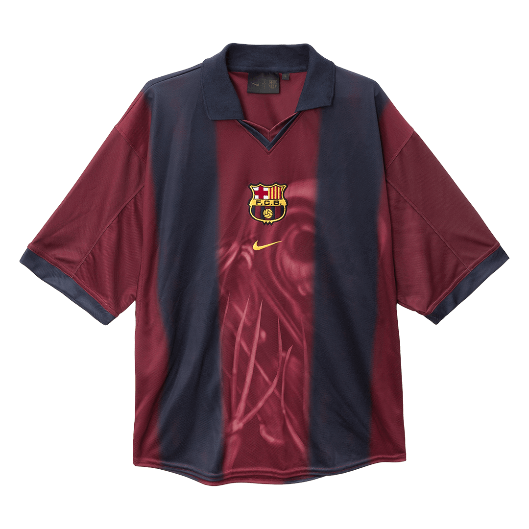 Retro 2000/01 Barcelona Home Soccer Jersey - Soccerdeal