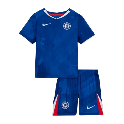 Kid's Chelsea Home Soccer Jersey Kit(Jersey+Shorts) 2025/26 - Soccerdeal