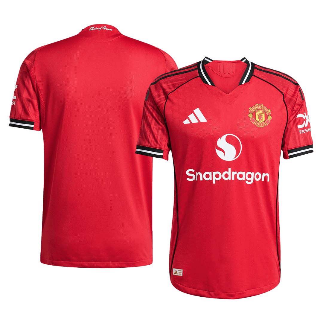 Manchester United Home Soccer Jersey 2025/26 Player Version - Soccerdeal