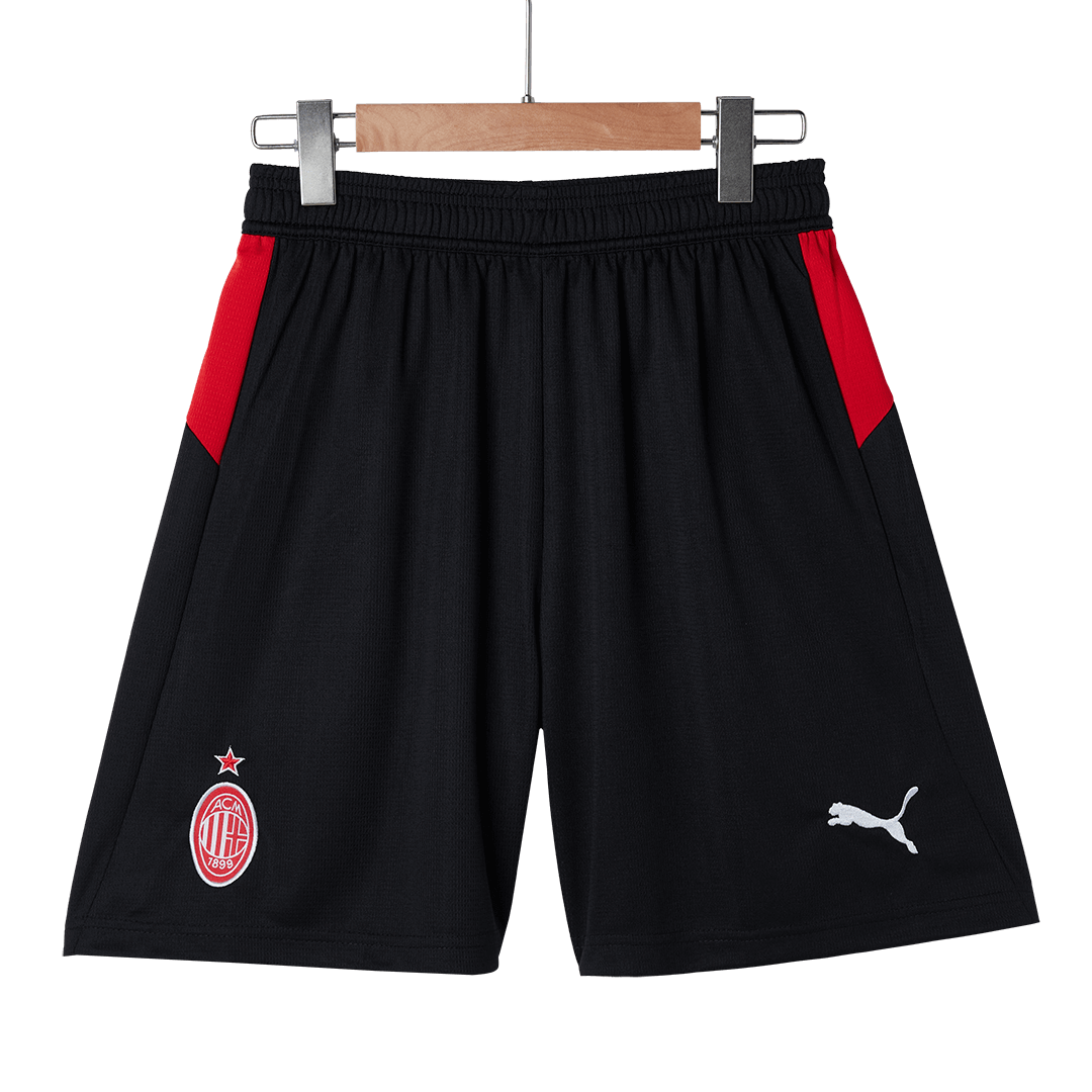 AC Milan Home Soccer Shorts 2025/26 - Soccerdeal