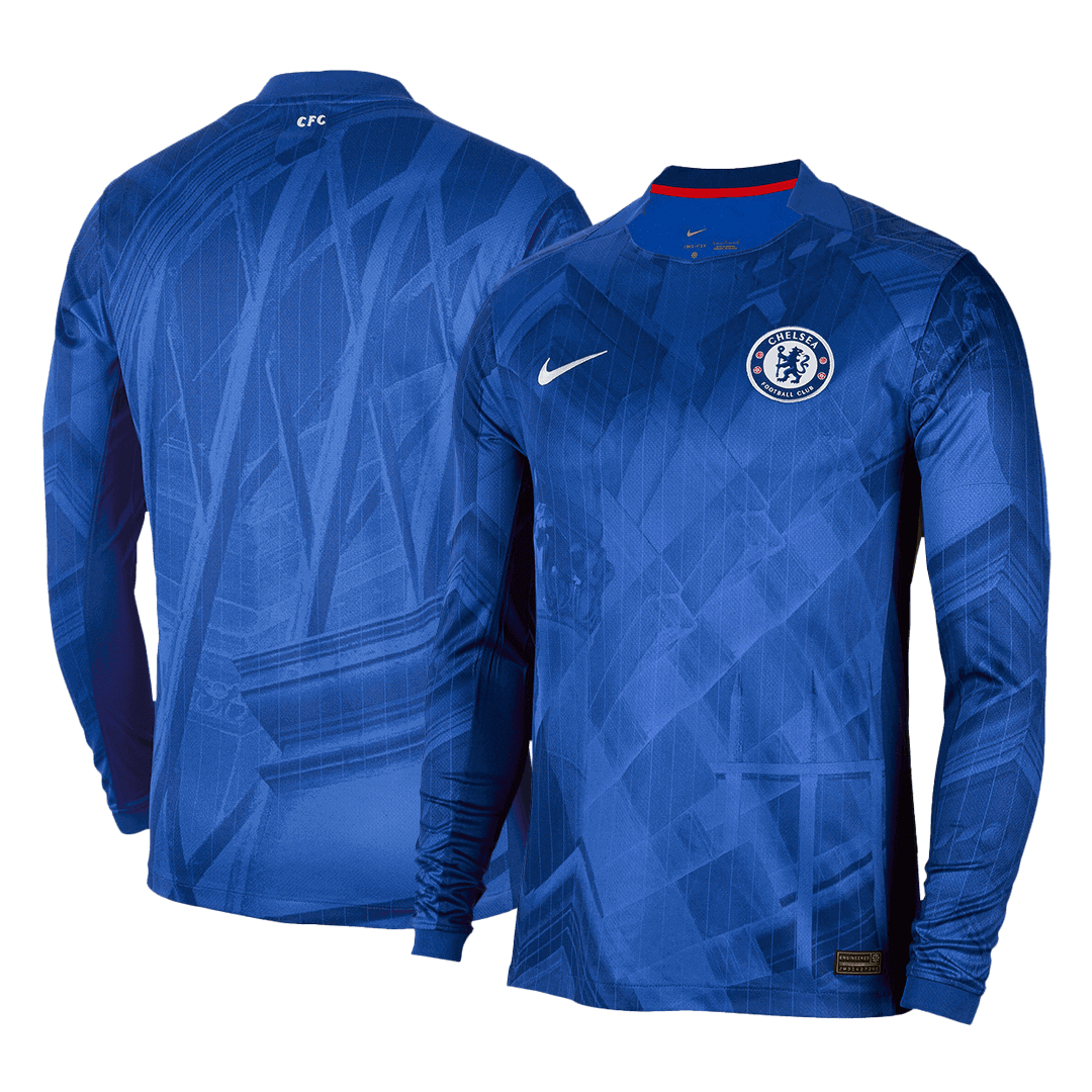 Chelsea Home Long Sleeve Soccer Jersey 2025/26 - Soccerdeal
