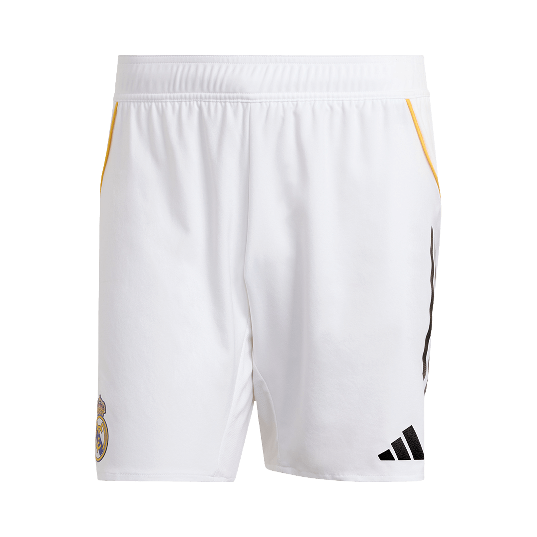 Real Madrid Home Soccer Shorts 2025/26 Player Version - Soccerdeal