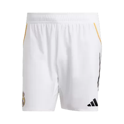 Authentic Real Madrid Home Soccer Shorts 2025/26 - Soccerdeal
