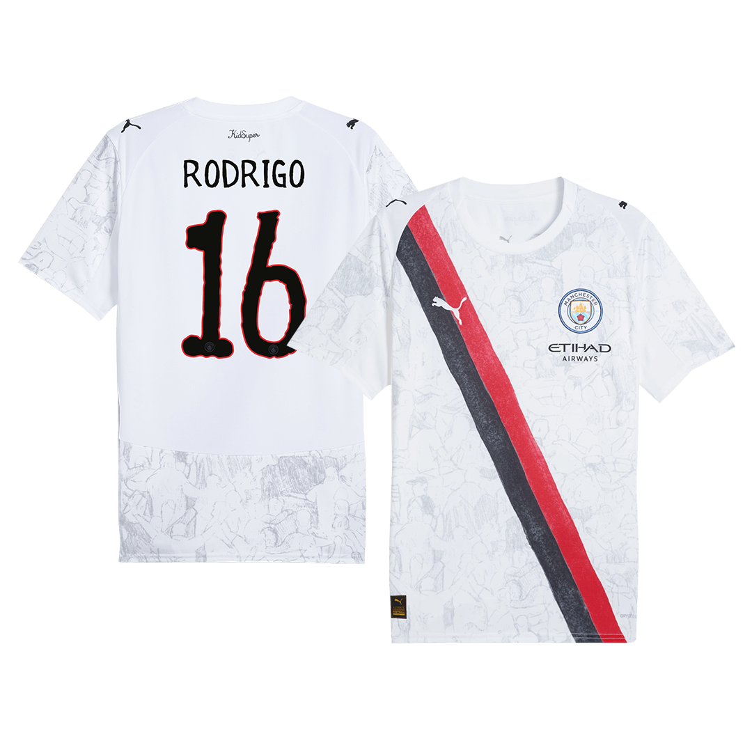 RODRIGO #16 Manchester City KidSuper Soccer Jersey 2025/26 - Club World Cup - Soccerdeal