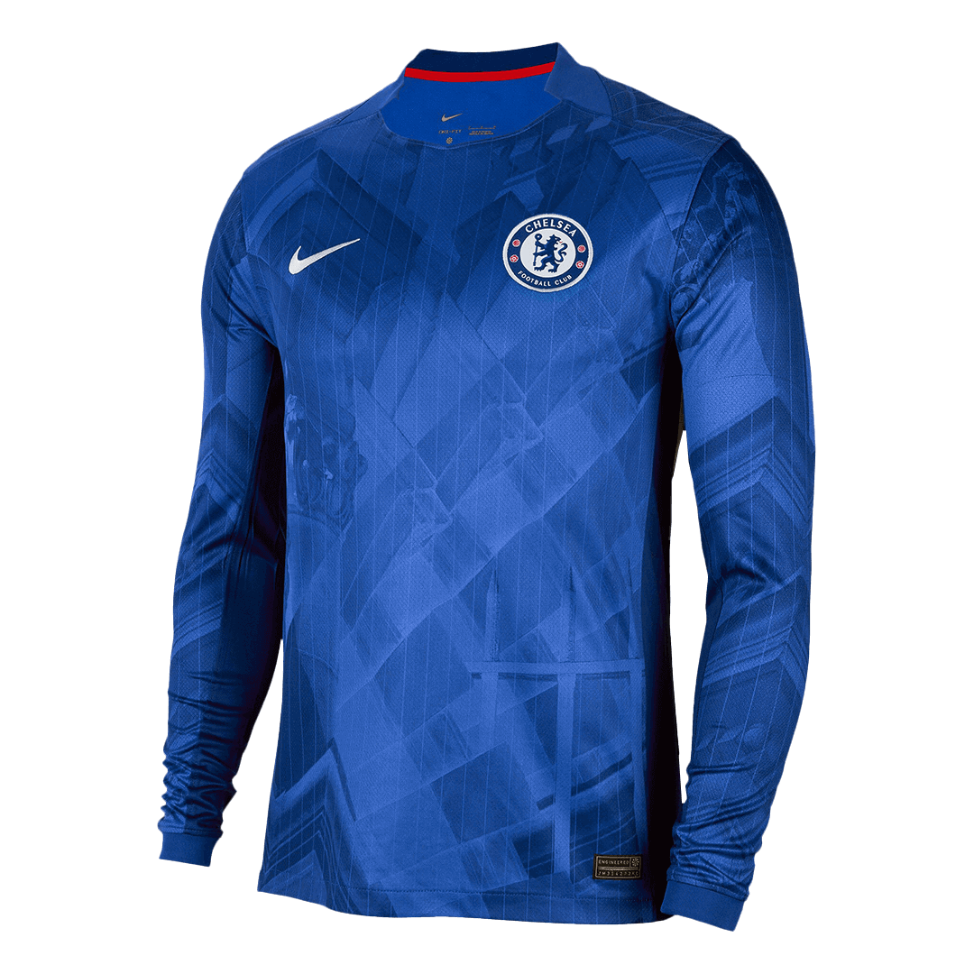 Chelsea Home Long Sleeve Soccer Jersey 2025/26 - Soccerdeal