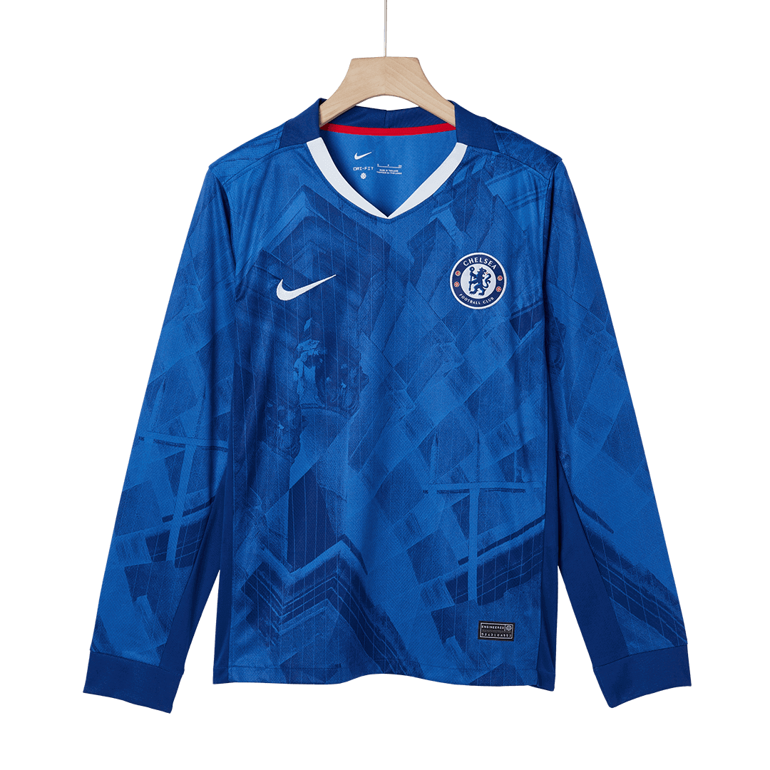 Chelsea Home Long Sleeve Soccer Jersey 2025/26 - Soccerdeal