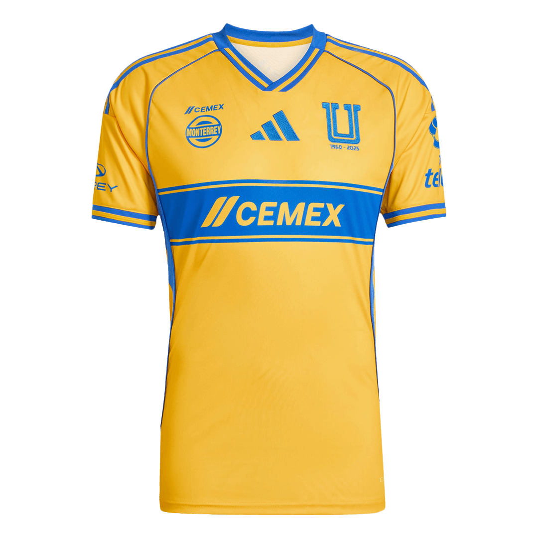 Tigres UANL Home Soccer Jersey 2025/26 - Soccerdeal
